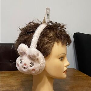 Adorable White Bunny Earmuffs for Kids